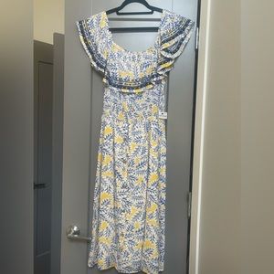NWT Off Shoulder Patterned Summer Dress